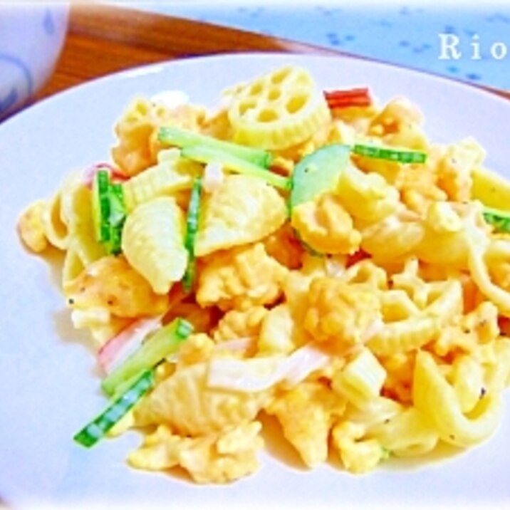 炒り卵で作る マカロニサラダ レシピ 作り方 By くまきち 楽天レシピ